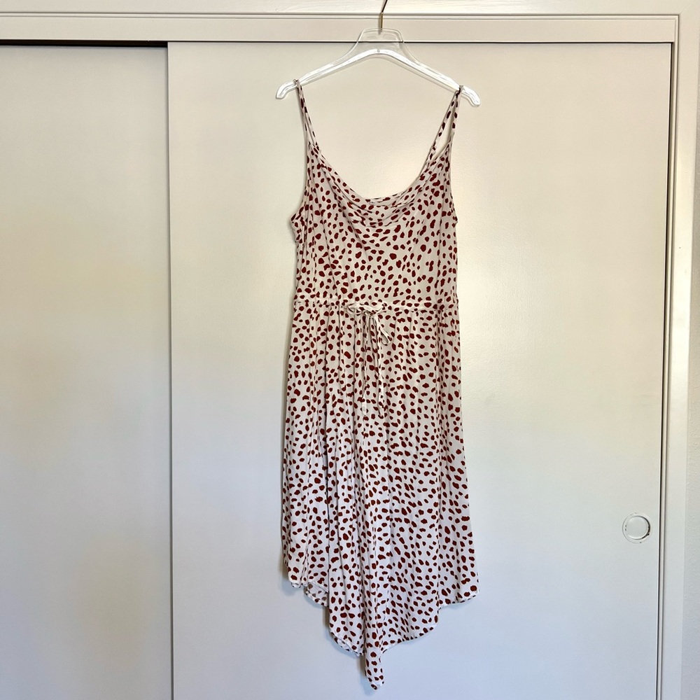 Boho Leopard Print Summer Dress